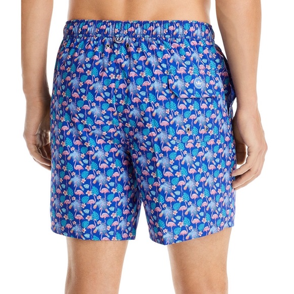 Peter Millar Flamingo Floral Printed Swim Trunks, Size XXL New w/Tag - Picture 3 of 14